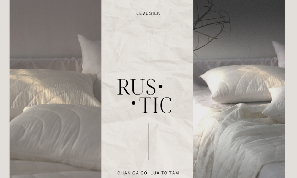 Tinh tế và đẳng cấp: Ga giường lụa tơ tằm trong phong cách Rustic