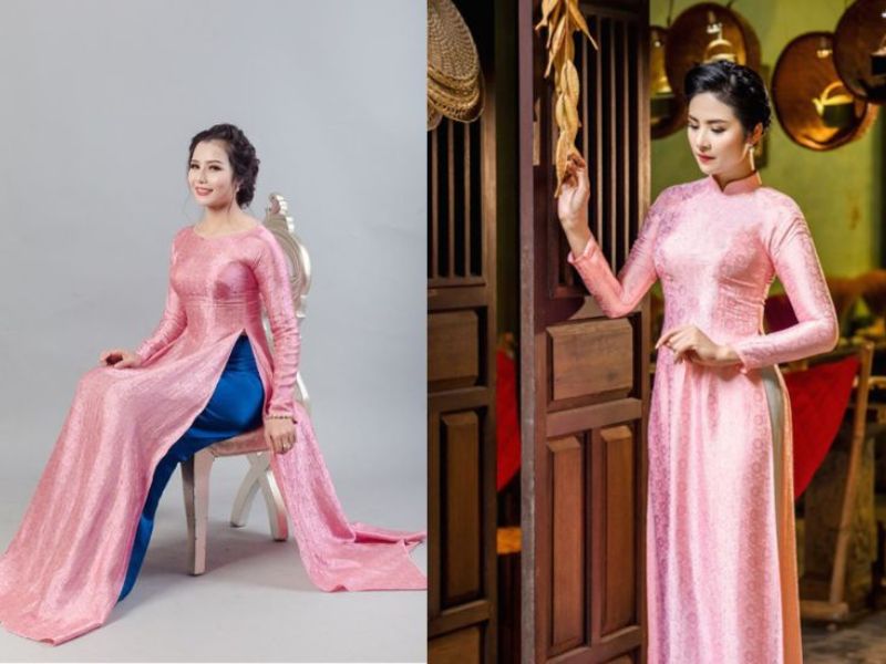 Áo dài lụa đẹp và chất lượng cao