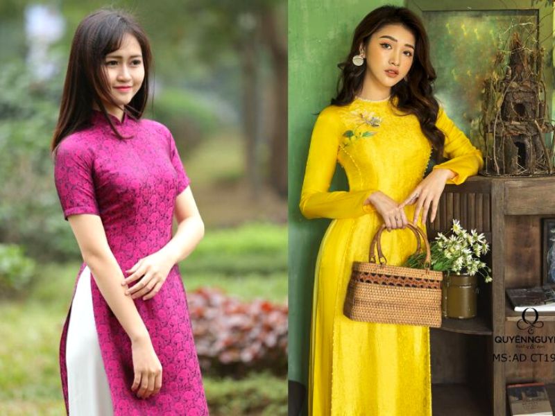 Áo dài lụa tơ tằm đa dạng phân khúc giá