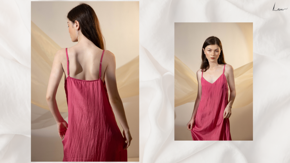 Lua To Tam Thoi Trang Do Ngu Cao Cap Mau Do Nhat