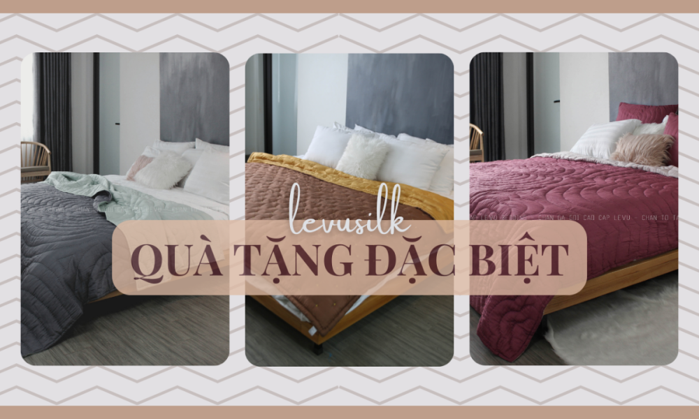 Các mẫu bộ chăn ga gối lụa tơ tằm đẹp mắt và độc đáo làm quà tặng đặc biệt ý nghĩa
